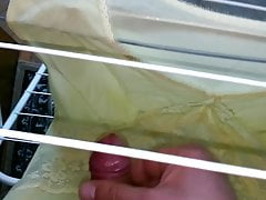 cum satin nightgown