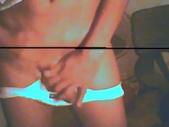 Sri Lankan boy stripping for fun on cam 4