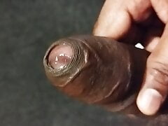 Man Putting out his cum, irresistibly awesome, final cum out, pouring semen, Enjoyable jerk