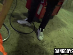 Old guy loves getting his butt and mouth filled with dicks