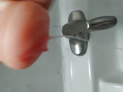 Cum in my new toy pussy