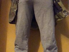 ginger construction worker in rigger boots, wank and cum