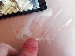 Cumshot on my friend girlfrend photo