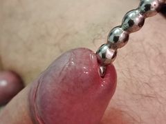 Introduction of a bumpy urethral catheter