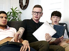 Very quick threesome with Edward Terrant and Alex Montenegro