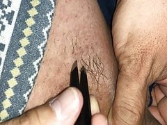 Hair thinning process
