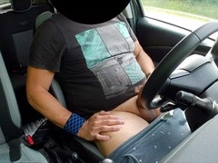 Uncut cocks, car jerk, public