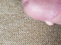 Perth cut thick cock cum on floor