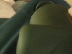 Vibro makes me jizm through trunks - mitts free-for-all - toes curl