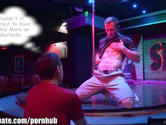 Markie More dances at Stock Bar and then enjoys an amazing deep throat session