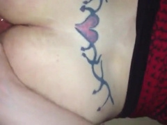 Cute CD natural anal fuck in POV 2