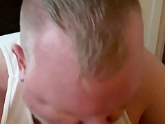 Chubby Bear Sucking Cock