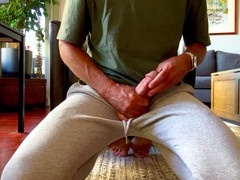 Gay hard, penis erection, unexperienced