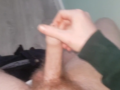 Spoken Jock BELLOWS Sexually and Masturbates his UNCIRCUMCISED Shaft until Ejeculation