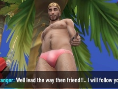 Married scorching stranger get booty and face fucked in a nude beach - Wicked whims