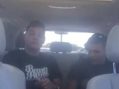 Bareback Car Sex with Amateur Hunks6666