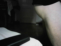 My step son-in-law asks for more milk, exhausted pink cigar