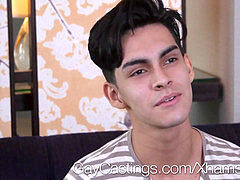 homocastings - Gay Casting Agent romps Aaron Perez