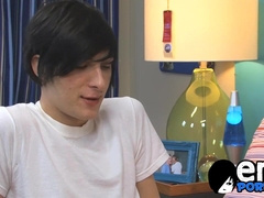 Young emos Aidan Chase and Preston Andrews have anal sex
