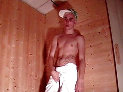 Feminine twink sucks dick in glory holes and fucked in sling