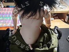 Dollho toy soldier gets masturbated and pisses on himself