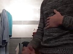 Straight bathroom cum