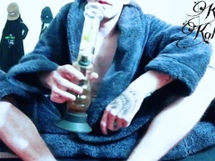 Spunking in my Bathtub Bathrobe!