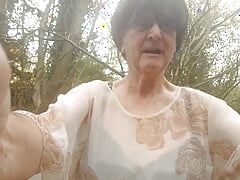 As a woman  outdoor