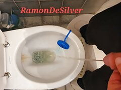 Master Ramon pisses you his hot champagne
