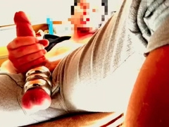 STRUNG UP WHITE WORDY GOONER SALIVATING OVER BALL-OPENED UP CHISEL