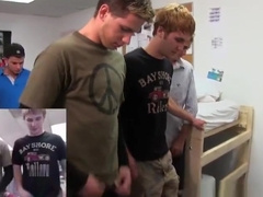 Initiated straight twinks suck cock and lick balls before anal