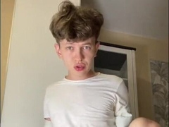 Young Fellows Jerking his Massive Meatpipe (23cm) in Shower