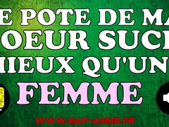 While waiting for my step-sister, all you have to do is inhale my beef whistle!