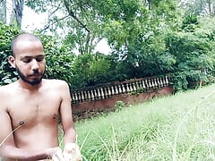 Nude tour at park