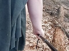 Mofo2121hikes in pink panties and nude