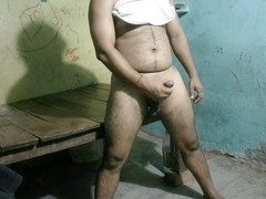 Amateur gay anal scene with black cock and handjob action