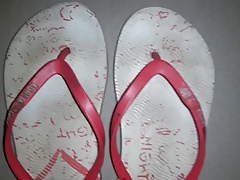 Die Flipflops der Feundin gefickt