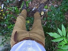 Pissing my pants outdoors