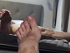 Dads Masturbating, Thick hard cumshot