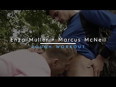Hot Gay Men Hunk Enzo Muller and Marcus McNeil Gym Fucking