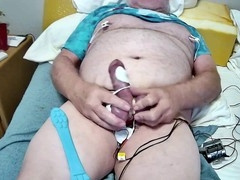 Watching a big cock twitching and cum