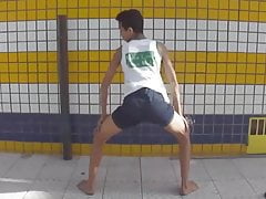 Skinny Latino Twink Twerk and dance 3