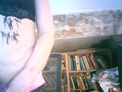 Abominable bitch Sarah's smoking, pee guzzling, bumfuck foray and onanism abasement