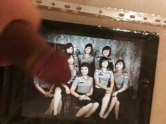 Polwan - Indonesian police girls cum tribute