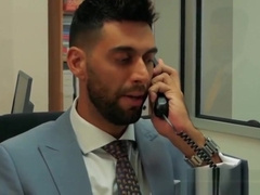 Suit sex with two executive branch directors in real office