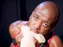 Micah Martinez rides meaty cocks to please daddy with his hairy muscle butt