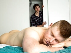 Raw anal intrusion in a scene with Alex Tanner and Chad Piper