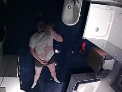Piss Cum and Sniff in Bathroom