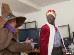 Fapping More Than A Lantern At The Grasp Culo Offices For Halloween