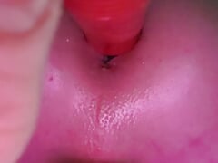 CloseUp Anal Fucking With THRUSTING GRAVITY DILDO